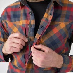 MBDU SHIRT - NYLON SORONA BLEND DARK AUTUMN CHECKERED