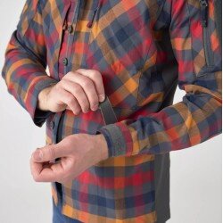 MBDU SHIRT - NYLON SORONA BLEND DARK AUTUMN CHECKERED