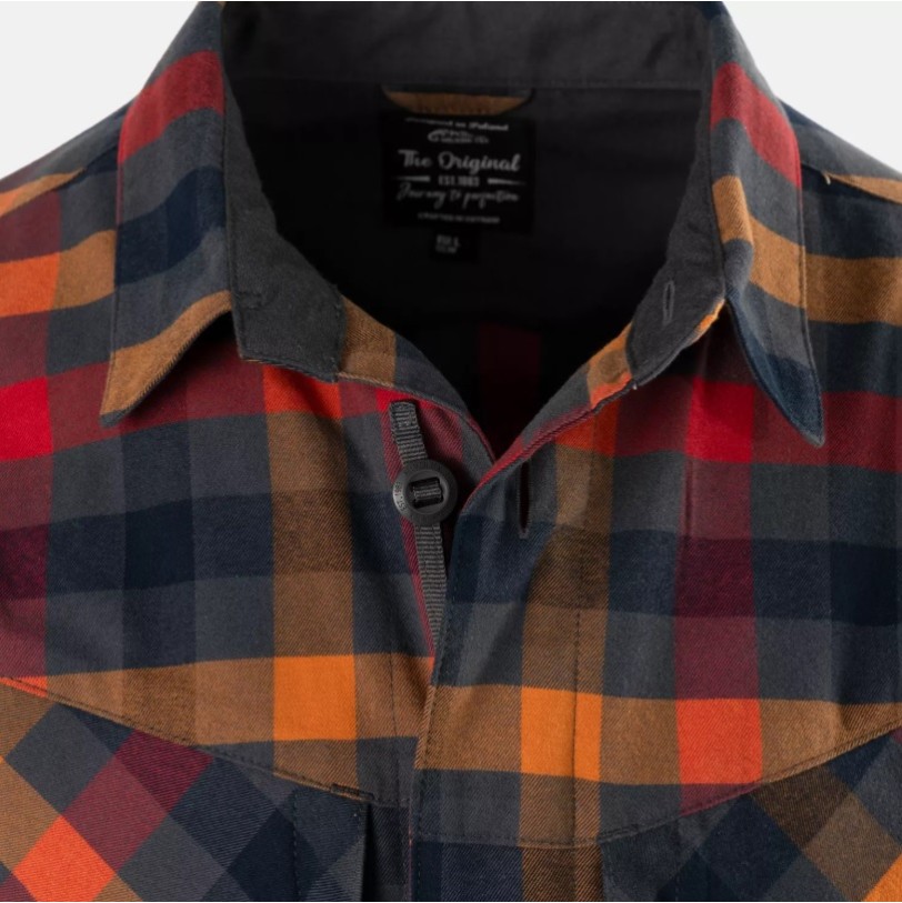 MBDU SHIRT - NYLON SORONA BLEND DARK AUTUMN CHECKERED
