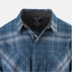MBDU SHIRT WESTERN BLUE PLAID