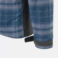 MBDU SHIRT WESTERN BLUE PLAID