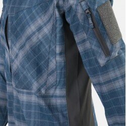 MBDU SHIRT WESTERN BLUE PLAID