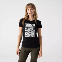 TRICOU SLIM DAMA - COMBAT DATE - BLACK