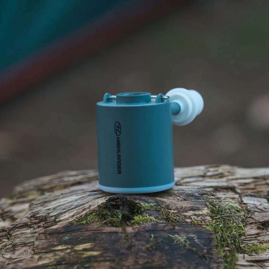 HIGHLANDER WEE BANSHEE MICRO LIGHTWEIGHT AIR PUMP WITH LIGHT
