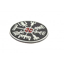 VEGVISIR VIKING COMPASS PATCH GLOW