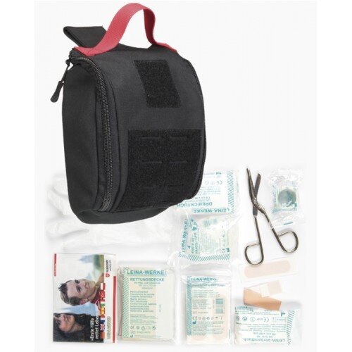 MIL-TEC IFAK - INDIVIDUAL FIRST AID KIT - LASER CUT - BLACK