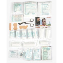 LARGE 43-PIECE FIRST AID SET LEINA - BLACK