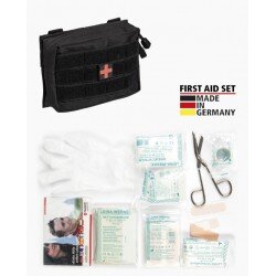 MIL-TEC SET DI PRIMO SOCCORSO PICCOLO 25 PEZZI LEINA - NERO