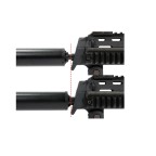 NINEBALL TOKYO MARUI MP7A1 CUSTOM OUTER BARREL WITH SHORT SAS (14MM REVERSE THREAD ADAPTER)