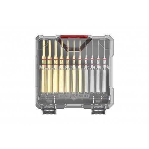 ACCU-PUNCH SET DI 11 PUNZONI STANDARD IN OTTONE E ACCIAIO