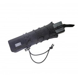 SHS -1159 PORTA CARICATORE SINGOLO PER KRISS VECTOR / GLOCK 18C / P90/ MP5 - NERO