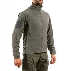 TACTICAL SOFTSHELL JACKET - MODEL HUNTER FZ GEN.3 - BROWN GREY