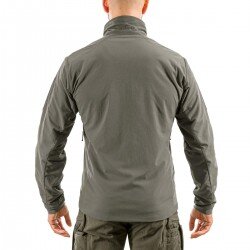 TACTICAL SOFTSHELL JACKET - MODEL HUNTER FZ GEN.3 - BROWN GREY