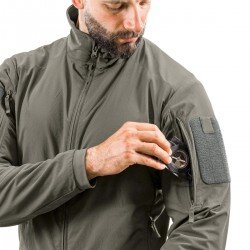 TACTICAL SOFTSHELL JACKET - MODEL HUNTER FZ GEN.3 - BROWN GREY