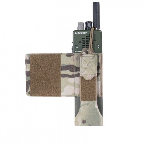 WARRIOR LASER CUT WING VELCRO MBITR/HARRIS RADIO POUCH - MULTICAM 