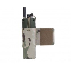 WARRIOR LASER CUT WING VELCRO MBITR/HARRIS RADIO POUCH - MULTICAM