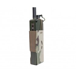 WARRIOR LASER CUT WING VELCRO MBITR/HARRIS RADIO POUCH - MULTICAM
