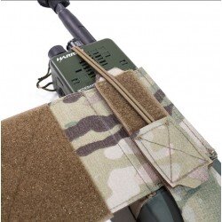 WARRIOR LASER CUT WING VELCRO MBITR/HARRIS RADIO POUCH - MULTICAM