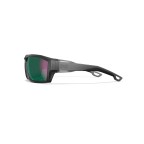 WX ALPINE LENSES: CAPTIVATE POLARIZED GREEN MIRROR FRAME: MATTE TRANSLUCENT BLACK