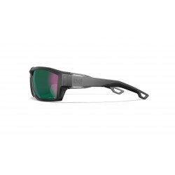 WX ALPINE: MONTATURA GRIGIO CRISTALLO LUCIDO - LENTI CAPTIVATE A SPECCHIO VERDE POLARIZZATE