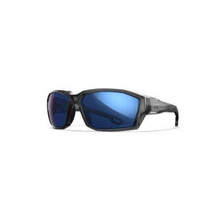 WX ALPINE LENSES: CAPTIVATE  POLARIZED BLUE MIRROR FRAME: GLOSS CRYSTAL GREY