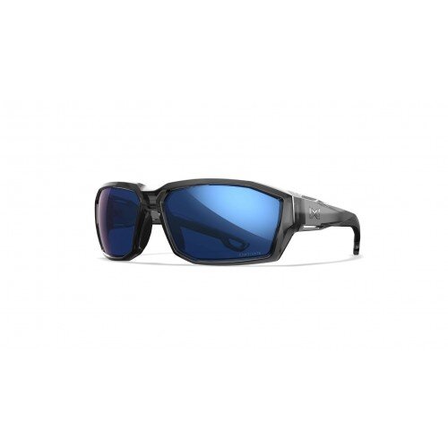 WX ALPINE: MONTATURA GRIGIO CRISTALLO LUCIDO - LENTI CAPTIVATE A SPECCHIO BLU POLARIZZATE 