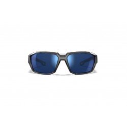 WX ALPINE: MONTATURA GRIGIO CRISTALLO LUCIDO - LENTI CAPTIVATE A SPECCHIO BLU POLARIZZATE