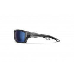 WX ALPINE: MONTATURA GRIGIO CRISTALLO LUCIDO - LENTI CAPTIVATE A SPECCHIO BLU POLARIZZATE