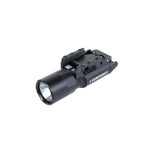 WOSPORT TORCIA TATTICA PER PISTOLA - FL-05 NERO