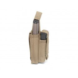 WARRIOR ASSAULT SYSTEMS PORTA CARICATORE SINGOLO APERTO 5.56MM 9MM COYOTE