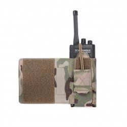 WARRIOR ASSAULT SYSTEM CUSTODIA PER RADIO REGOLABILE TAGLIATO AL LASER CON VELCRO - LATO SINISTRO - MULTICAM