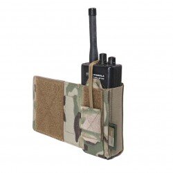 WARRIOR ASSAULT SYSTEM CUSTODIA PER RADIO REGOLABILE TAGLIATO AL LASER CON VELCRO - LATO SINISTRO - MULTICAM
