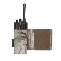 WARRIOR ASSAULT SYSTEM CUSTODIA PER RADIO REGOLABILE TAGLIATO AL LASER CON VELCRO - LATO SINISTRO - MULTICAM
