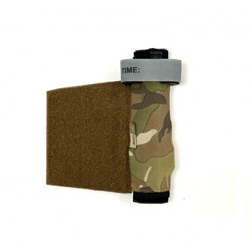 WARRIOR ASSAULT SYSTEMS LASER CUT WING VELCRO UNIVERSAL TOURNIQUET HOLDER - MULTICAM