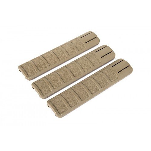 RAIL GRIP 156MM - FDE - SET DE 3 BUC.