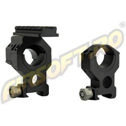 ANELLI DI 25/30 MM CON GAMBO PER CANNOCCHIALI / TORCE (X2)