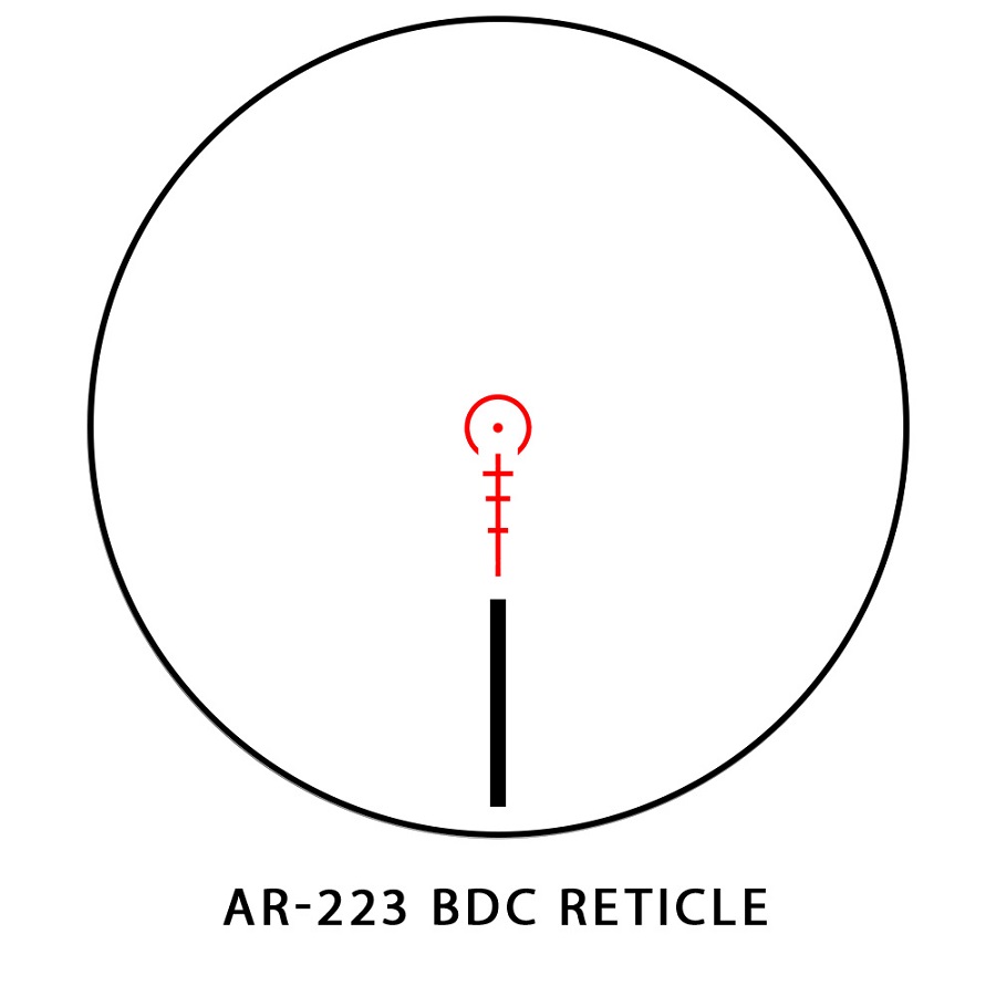 CORE TX 1-4x24 AR-223 BDC RIFLESCOPE