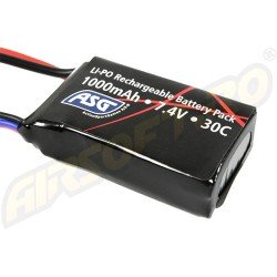 LIPO - ACUMULATOR 7.4V - 1000 MAH - MINI-TYPE