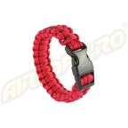 PARACORD - SURVIVAL BRACELET 22MM  - RED