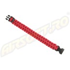 PARACORD - SURVIVAL BRACELET 22MM  - RED