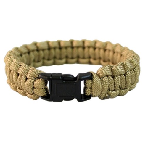PARACORD - BRATARA SUPRAVIETUIRE 15MM - COYOTE