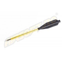 SAGEATA DIN ALUMINIU PENTRU ARBALETA TIP PISTOL - SET DE 12 BUCATI