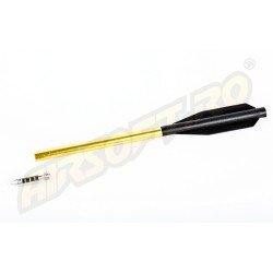 SAGEATA DIN ALUMINIU PENTRU ARBALETA TIP PISTOL - SET DE 12 BUCATI