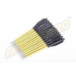 SAGEATA DIN ALUMINIU PENTRU ARBALETA TIP PISTOL - SET DE 12 BUCATI