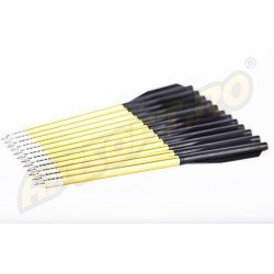 SAGEATA DIN ALUMINIU PENTRU ARBALETA TIP PISTOL - SET DE 12 BUCATI