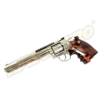 RUGER SUPER HAWK 8 INCH - FULL METAL - GNB - CO2 - SILVER