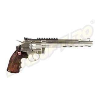 RUGER SUPER HAWK 8 INCH - FULL METAL - GNB - CO2 - SILVER