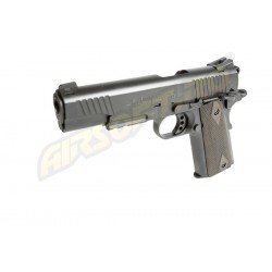 COLT M1911 RAIL GUN - GBB - CO2 - BLACK MAT