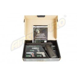 COLT M1911 RAIL GUN - GBB - CO2 - BLACK MAT