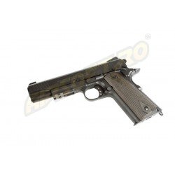 COLT M1911 RAIL GUN - GBB - CO2 - BLACK MAT